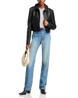 90s High Rise Loose Fit Jeans in Mid Fade