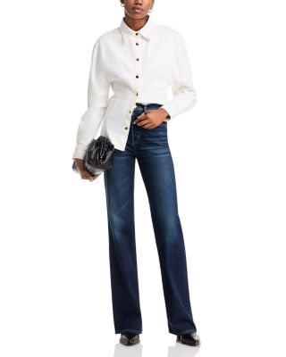 70s High Rise Bootcut Jeans in Barely Worn