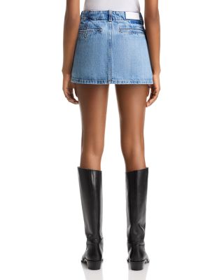 The Slacker Denim Mini Skirt
