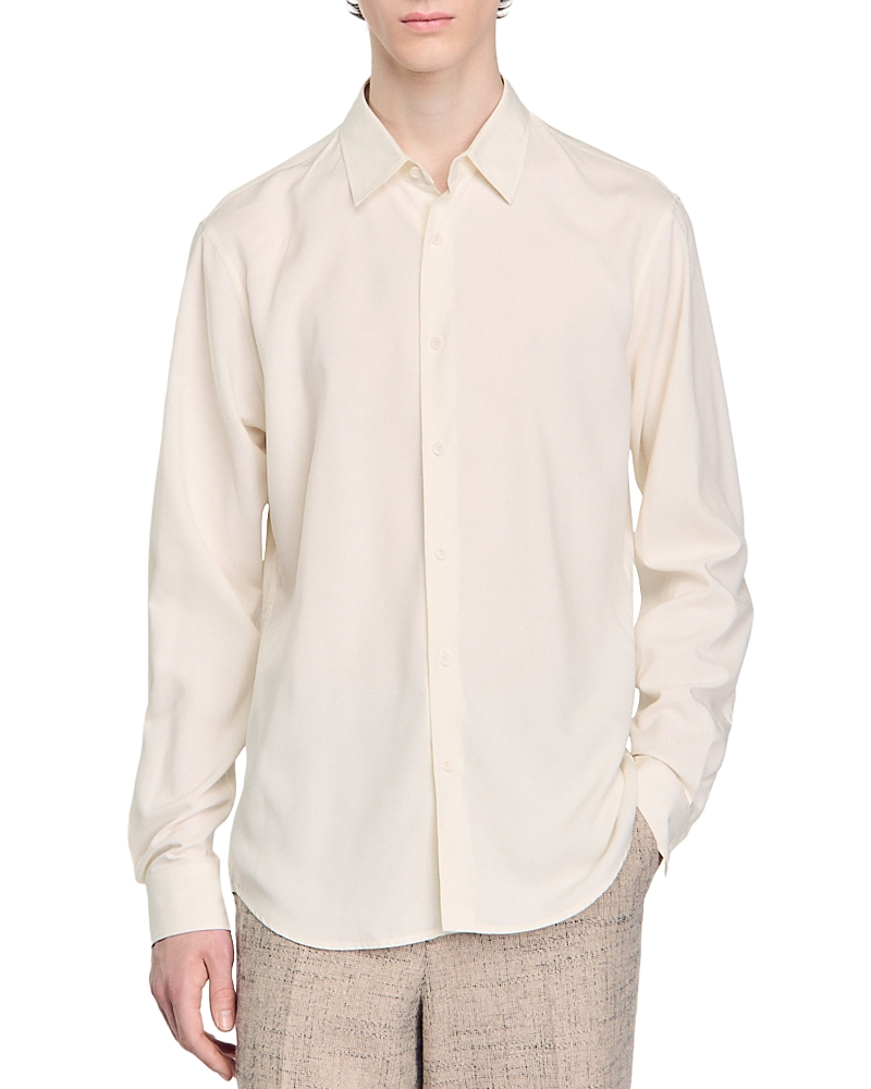Sandro Loose Fit Button Down Shirt