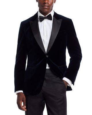 BOSS - Slim Fit Velvet Satin Dinner Jacket