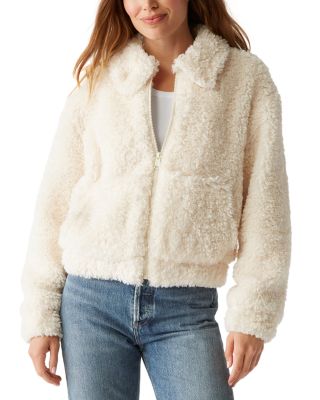 Michael Stars Ziggy Shaggy Faux Shearling Jacket