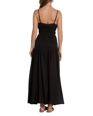 Spaghetti Strap Maxi Swim Cover-Up Dress