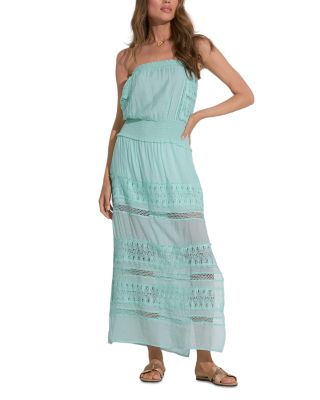 Elan - Strapless Crochet Maxi Dress