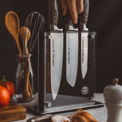 Cutlery Bonded Teak 7-Piece Knife Block Set