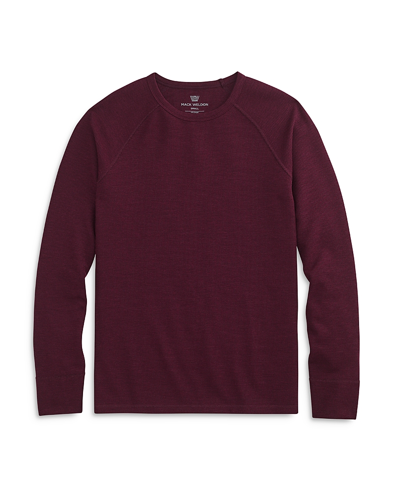 Mack Weldon Waffle Tee In Lambrusco