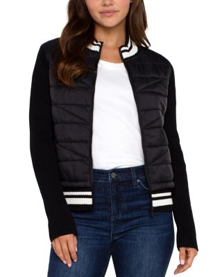 Liverpool Los Angeles - Quilted Trim Cardigan