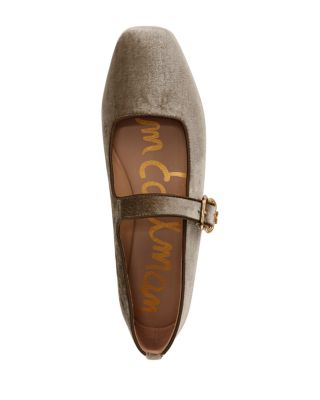 Women's Michaela Square Toe Buckled Mary Jane Flats