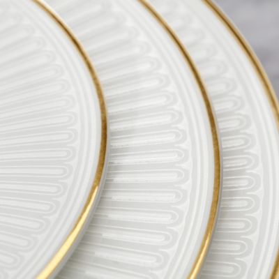 Chateau Septfontaines Gold Rim Dinner Bowl
