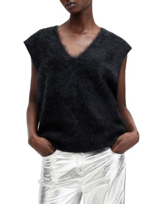 ALLSAINTS - Rebel Cashmere V Neck Tank Sweater