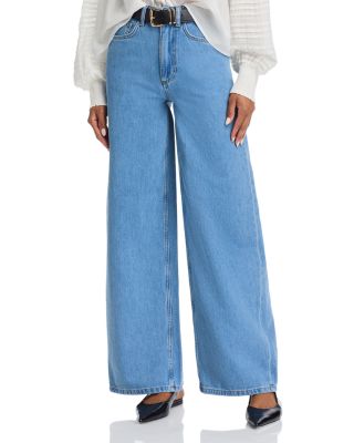 VANESSA BRUNO - Bilbao High Rise Wide Leg Jeans in Royal