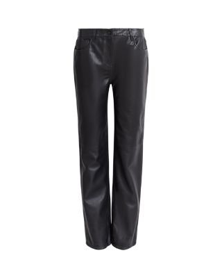 ALLSAINTS Saige Lea Leather Pants | Bloomingdale's