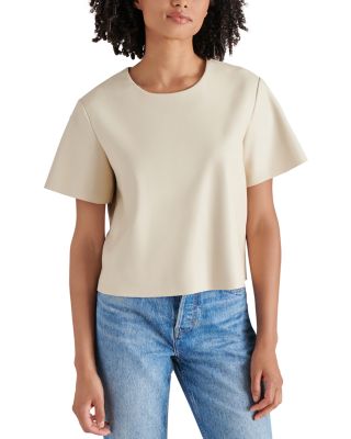 Ezra Faux Leather Top