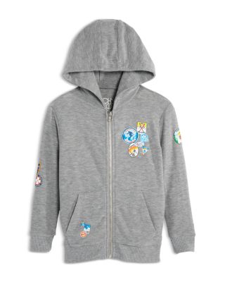 CHASER - Boys' Long Sleeved Zip Up Hoodie - Little Kid, Big Kid