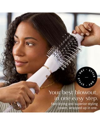 AireBrush One-Step Smoothing &amp; Volumizing Hair Dryer Brush in Satin Blush/Rose Gold