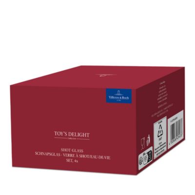 Toy's Delight Shot Glass, Set of 4