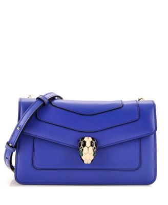 Pre-Owned Bvlgari Small Serpenti Forever Shoulder Bag Leather