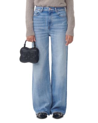 【GANNI】ミッドブルー アンディ ジーンズ GANNI Andi Jeans in Mid Blue Vintage | Bloomingdale's