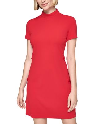 KARL LAGERFELD PARIS - Ponte Bow Trim Dress