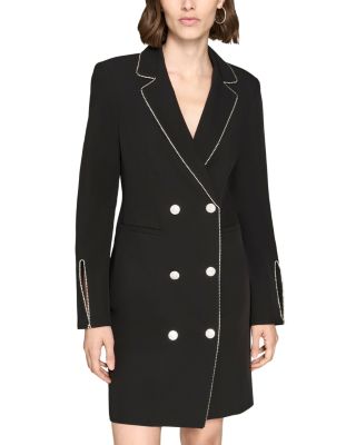 KARL LAGERFELD PARIS - Button Front Crepe Dress