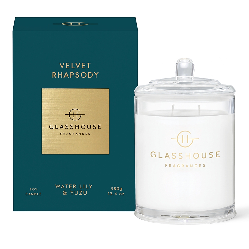 Glasshouse Fragrances Velvet Rhapsody Candle 13.4 Oz.