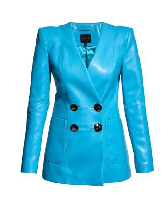 Claude Recycled Leather Blazer