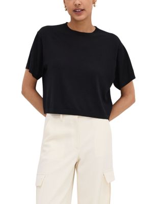 Lightweight Wool Boxy Tee