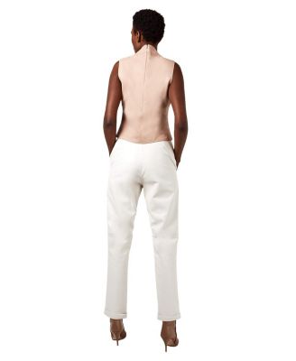 Crawford Recycled Leather Top