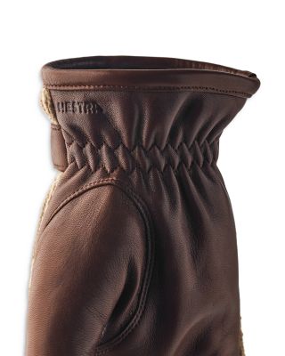 Christopher Leather & Knit Gloves