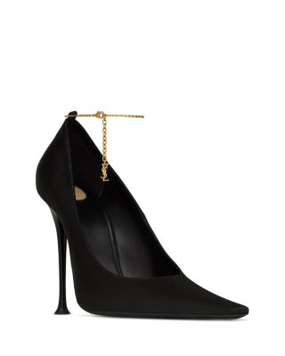 SAINT LAURENT - Women's Regine Pumps in Satin Crepe