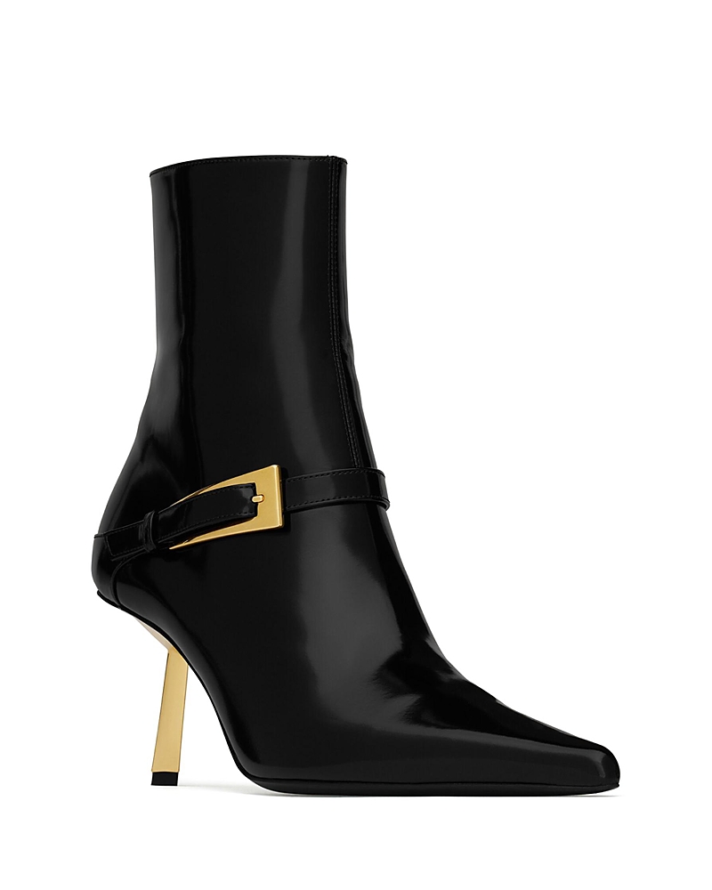 Saint Laurent Women's Lee Buckle Booties