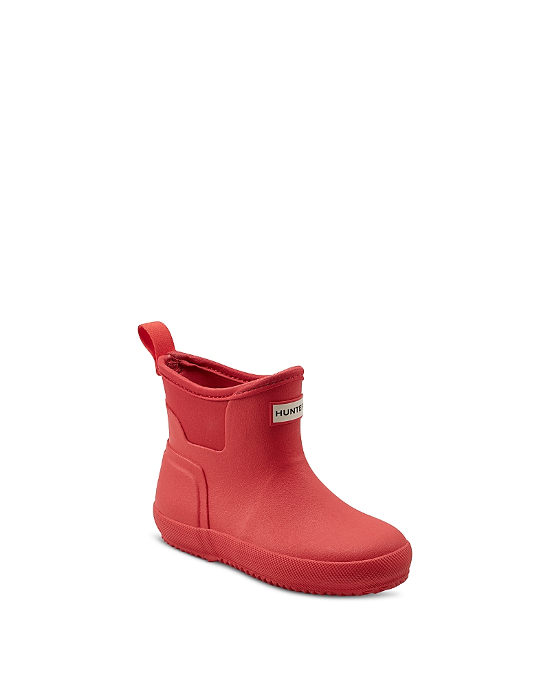 Hunter Kids' Original Waterproof Chelsea Rain Boot In Medium Red