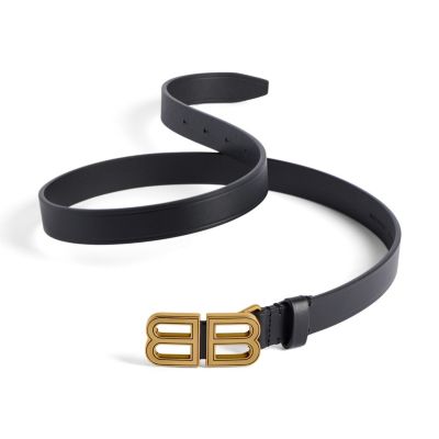 Balenciaga Women's Bb Hourglass Thin Belt