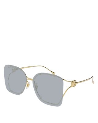 Gucci - Flat & Bend Square Sunglasses, 60mm