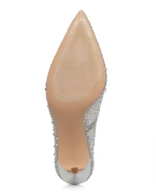 Women's Rhinestone Pumps - Exclusive