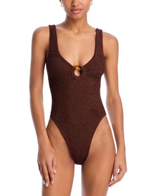 Celine Crinkle One Piece Swimsuit