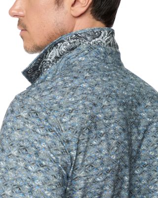 Claredon Printed Button Front Shirt