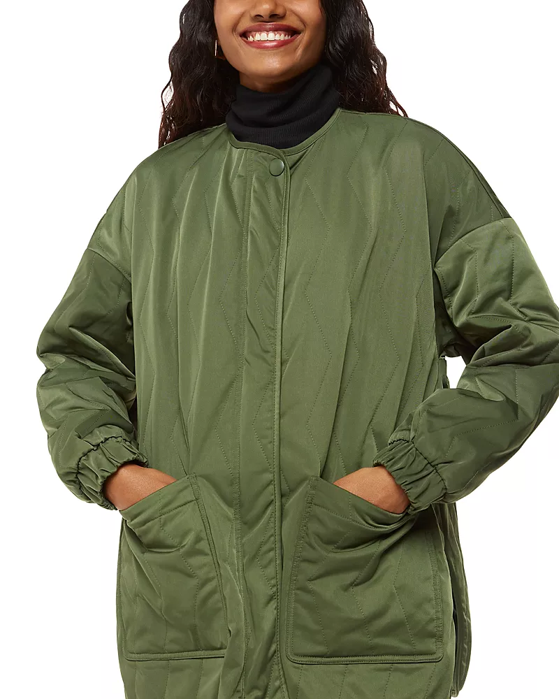 Whistles Petites Esther Quilted Coat