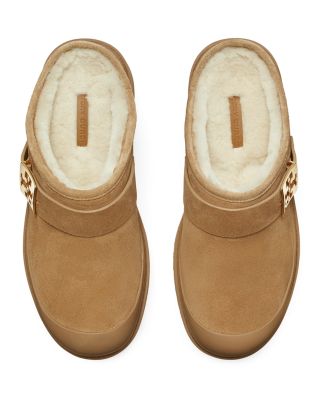 Women's Mellow Shearling Lined Platform Clogs
