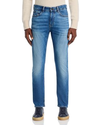 Delaware Cotton Stretch Slim Fit Jeans in Medium Blue