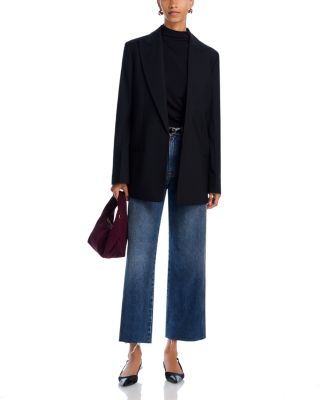 Taylor High Rise Wide Leg Ankle Jeans in Equinox Blue   