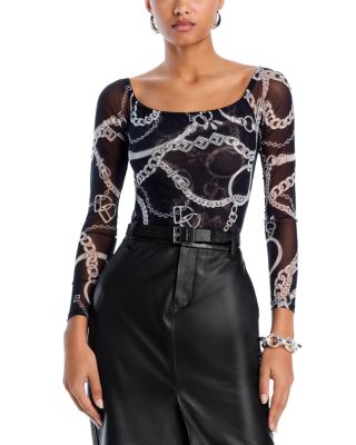 L'AGENCE - Peonie Mesh Bodysuit