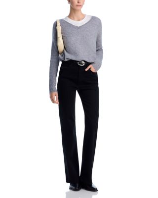 The Arrow High Rise Straight Leg Jeans in Smokescreen