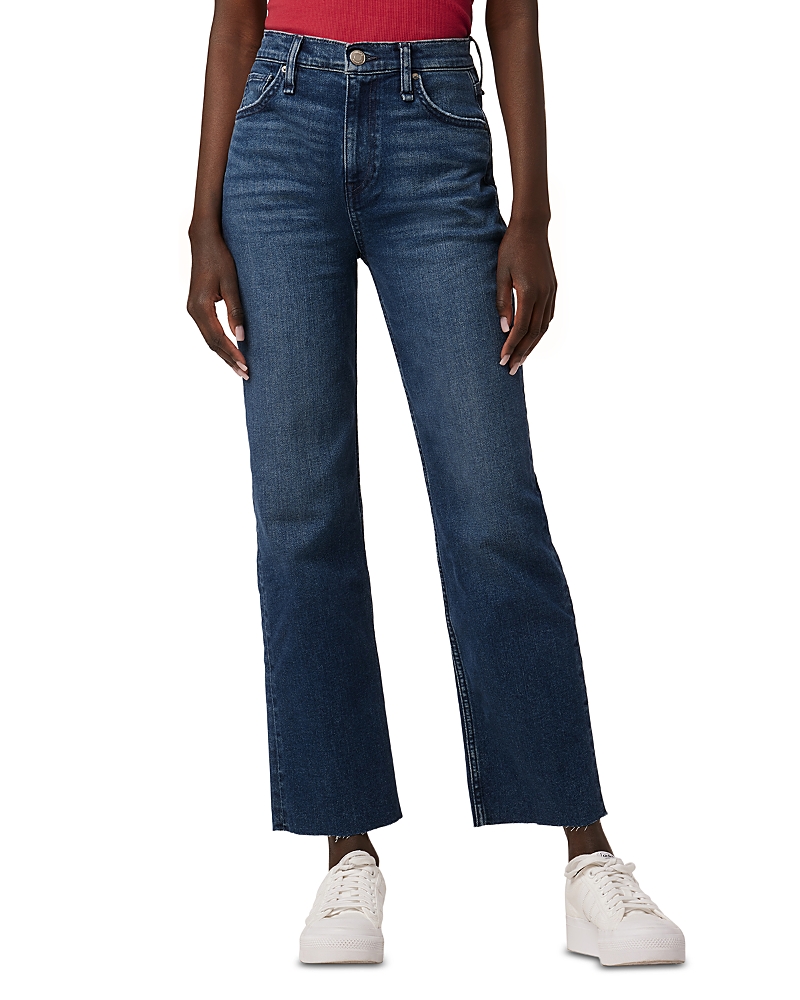 Hudson Remi High Rise Ankle Straight Jeans in Deep Dive