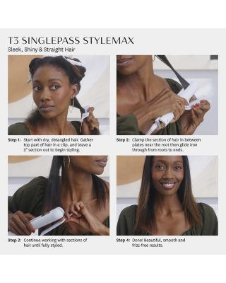 SinglePass StyleMax Professional 1&amp;quot; Flat Iron in Satin Blush/Rose Gold