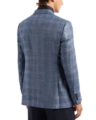 Notch Lapel Plaid Blazer