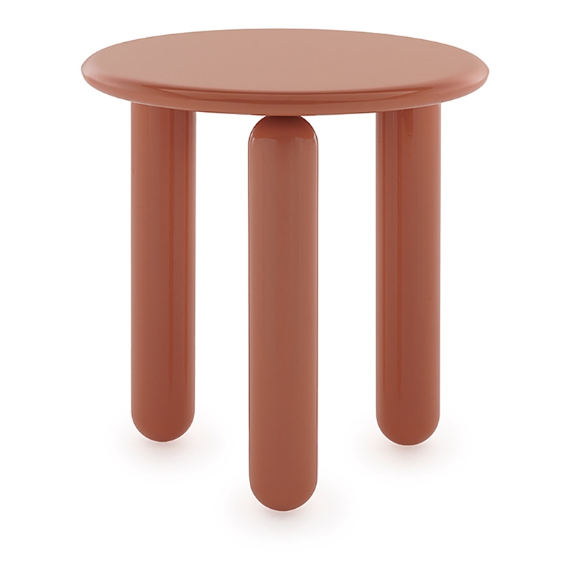 Kartell Undique Mas Side Table In Orange