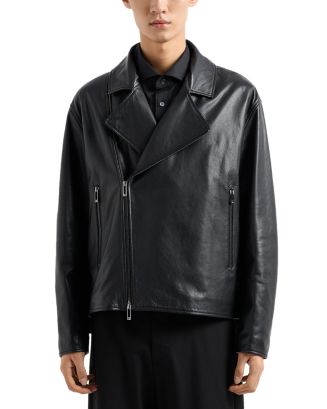 Emporio Armani Leather jacket レザー　ジャケット 14095928_fpx.tif?$filterlrg$&