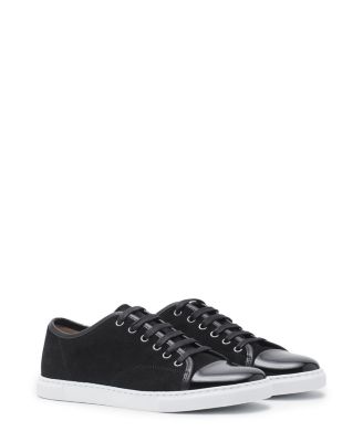 Lanvin - Women's Dbb1 Sneakers In Suede And Patent Leather