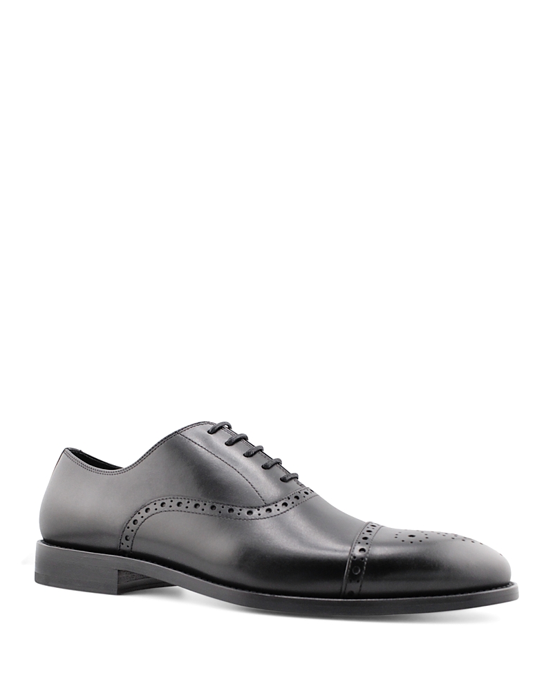 Gordon Rush Bennett Cap Toe Oxford In Black